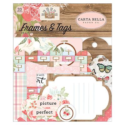 Carta Bella Farmhouse Market Die Cuts - Frames & Tags